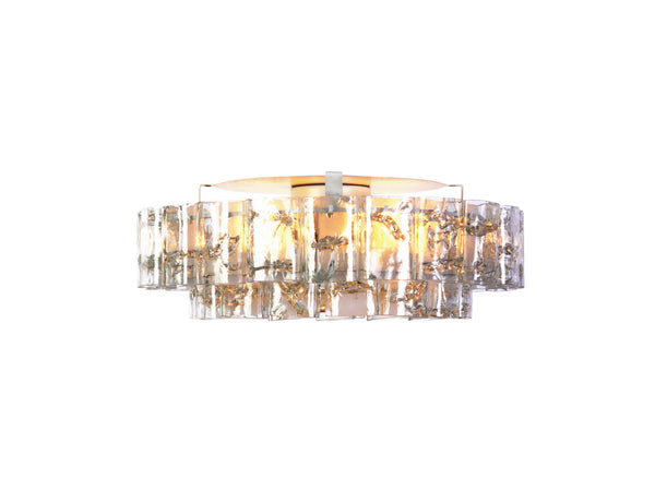 Beautiful 1960's Mid-Century Modernist Flush Mount By Doria - Art Deco Antiques
 - 4