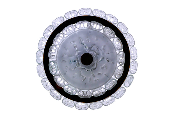 Beautiful 1960's Mid-Century Modernist Flush Mount By Doria - Art Deco Antiques
 - 5