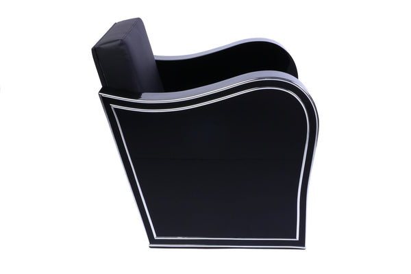 Chic Art Deco Armchair - Art Deco Antiques
 - 3