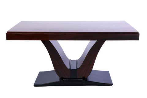Magnificent French Art Deco Rosewood Dining Table - Art Deco Antiques
 - 2