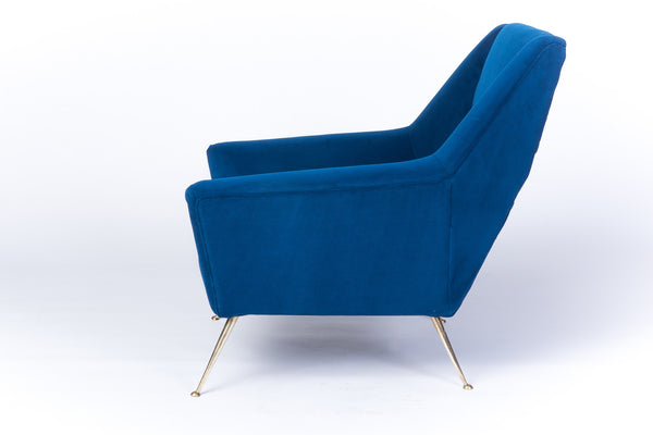 Pair Of Mid-Century Modernist Italian Club Chairs