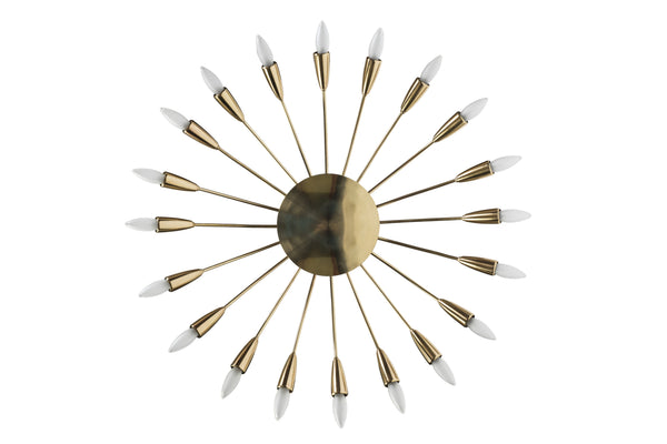 Grand Mid-Century Modernist Italian Sputnik Chandelier By Stilnovo