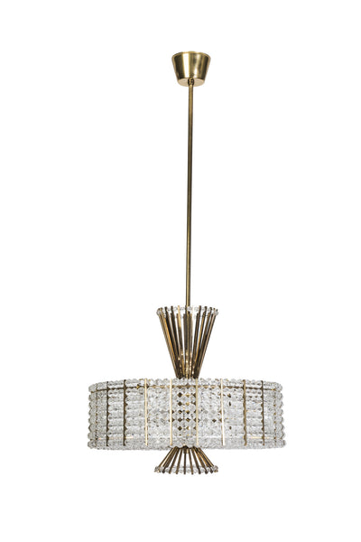 Sensational Mid-Century Modernist Chandelier By Emil Stejnar For Rupert Nikoll
