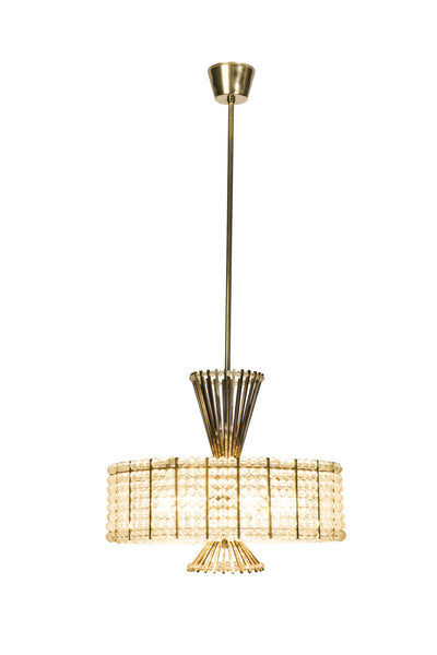Sensational Mid-Century Modernist Chandelier By Emil Stejnar For Rupert Nikoll