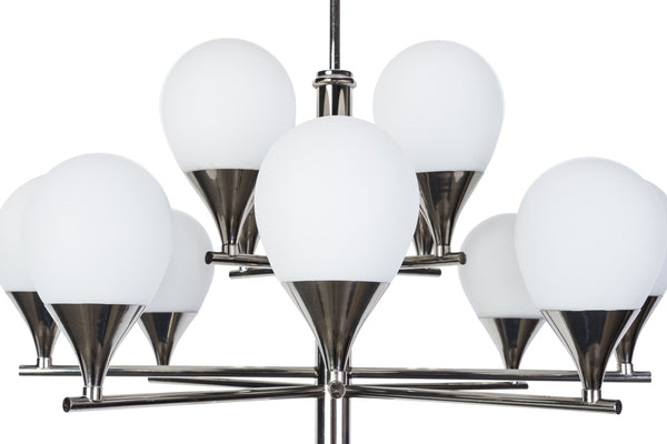Mid-Century Modernist Chandelier By Stilnovo