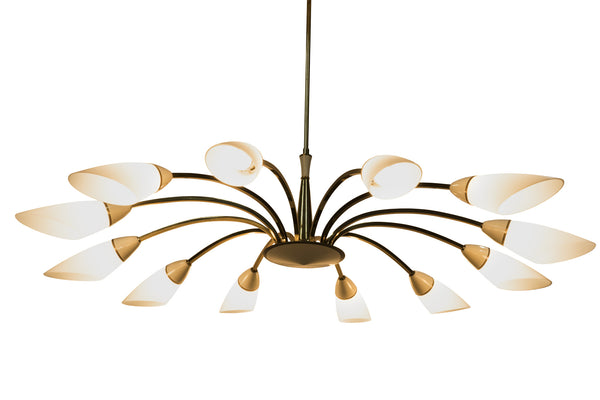 Gorgeous Italian 1950's Chandelier By Stilnovo