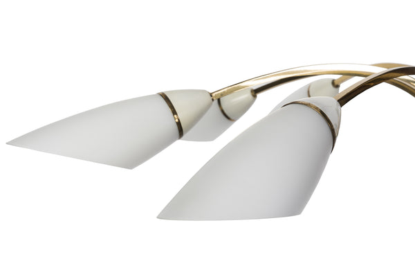 Gorgeous Italian 1950's Chandelier By Stilnovo
