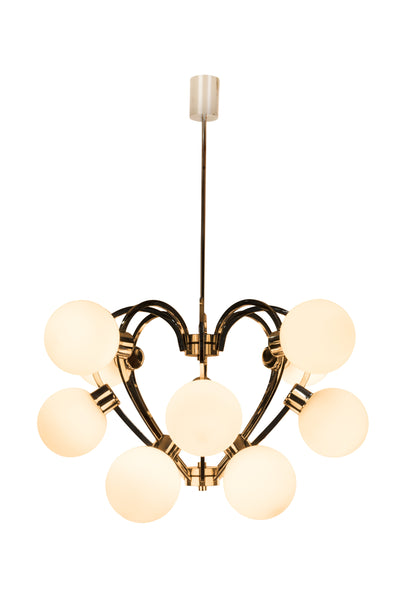 Superb 1970's Mid-Century Modernist Sputnik Chandelier