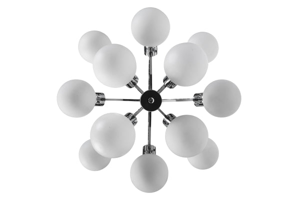 Superb 1970's Mid-Century Modernist Sputnik Chandelier