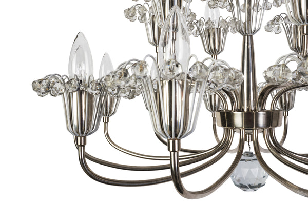 Grand Fountain Chandelier By Emil Stejnar