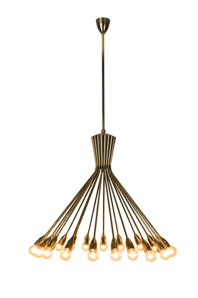 Mid-Century Modernist Spider Sputnik Chandelier By Stilnovo