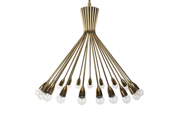 Mid-Century Modernist Spider Sputnik Chandelier By Stilnovo