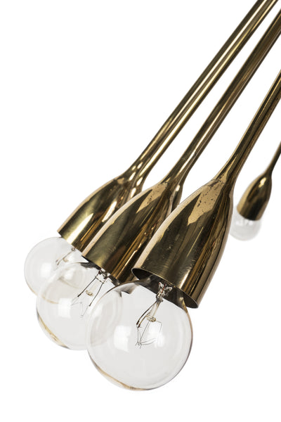 Mid-Century Modernist Spider Sputnik Chandelier By Stilnovo