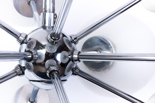 Gorgeous Mid-Century Modernist Chandelier By Richard Essig