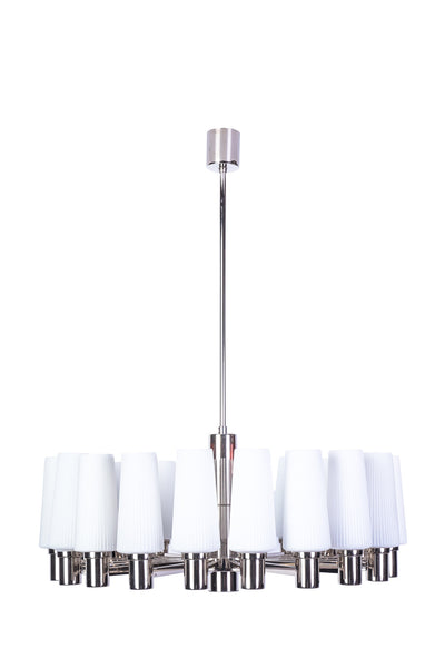 Captivating 1960's Italian Mid-Century Modernist Chandelier By Sciolari