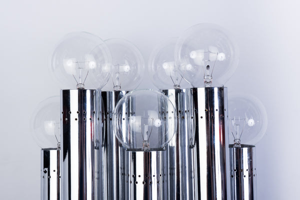 Oversized Mid-Century Modernist Cinema Sconce By Sciolari
