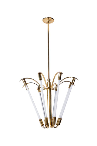 Captivating Grand German Art Deco / Bauhaus Chandelier