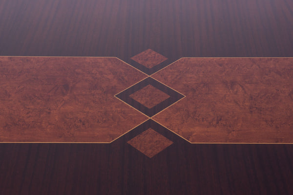 Dining Table In Walnut And Loupe D'Amboine (Burl)