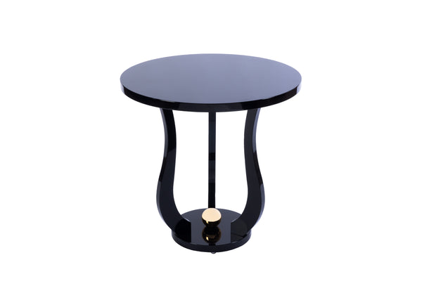 Gorgeous French Art Deco Round Side Table