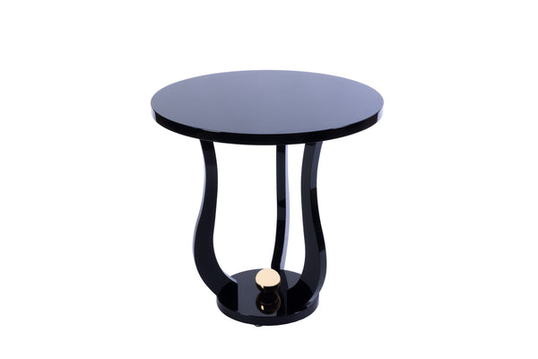 Gorgeous French Art Deco Round Side Table