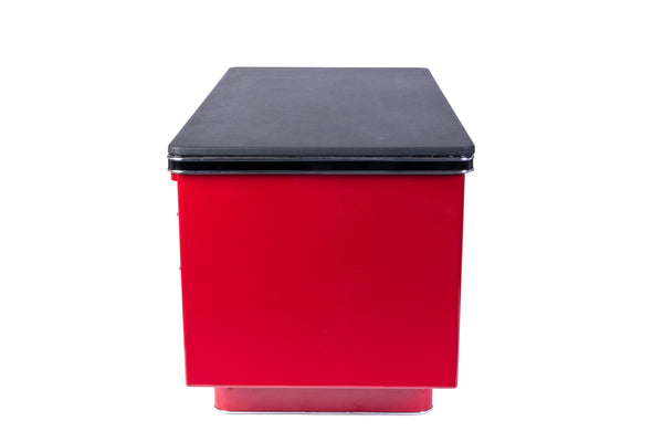 Wonderful Art Deco Metal Desk By Bauhaus
