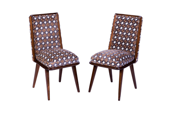 Set Of Six Mid-Century Modernist Dining Chairs