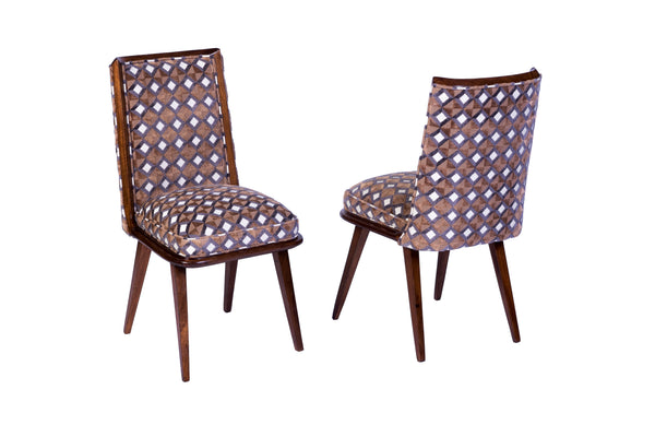 Set Of Six Mid-Century Modernist Dining Chairs