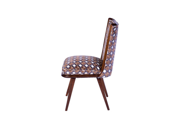 Set Of Six Mid-Century Modernist Dining Chairs
