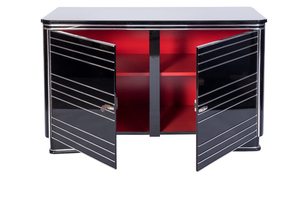 Streamlined French Art Deco Commode