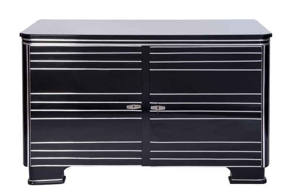 Streamlined French Art Deco Commode