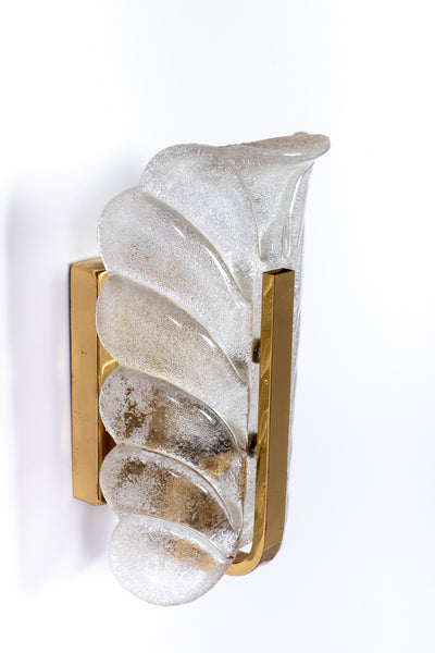 Exquisite Mid-Century Modernist Sconce By Carl Fagerlund For Orrefors