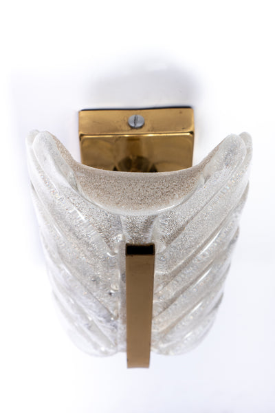 Exquisite Mid-Century Modernist Sconce By Carl Fagerlund For Orrefors