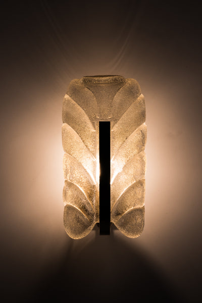 Exquisite Mid-Century Modernist Sconce By Carl Fagerlund For Orrefors
