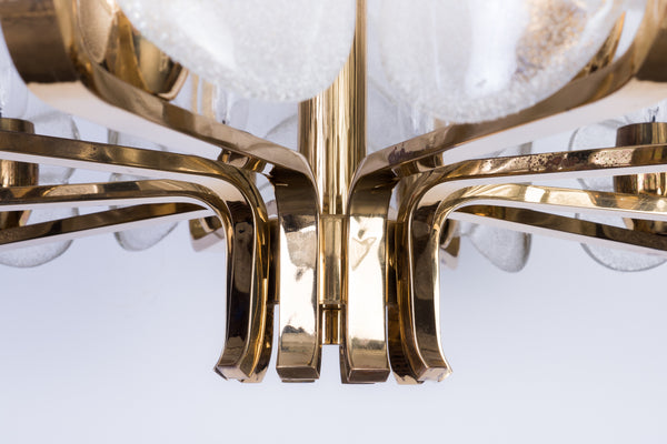 Exquisite Mid-Century Modernist Chandelier By Carl Fagerlund For Orrefors