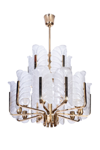 Exquisite Mid-Century Modernist Chandelier By Carl Fagerlund For Orrefors