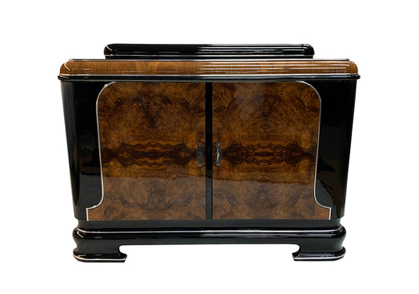 French Art Deco Burl Buffet / Sideboard