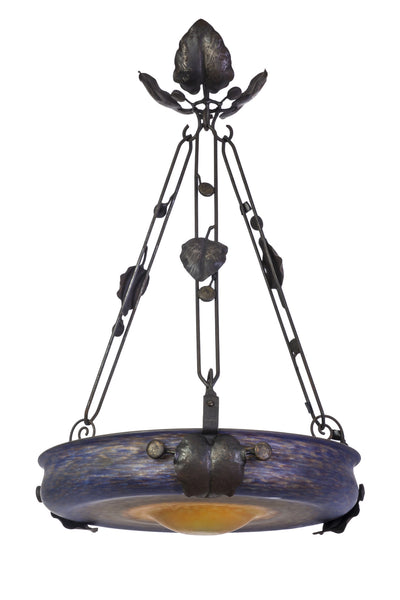 Magnificent French Art Deco Chandelier By André Delatte - Nancy - Art Deco Antiques
 - 1
