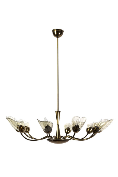 Sensational Italian Mid-Century Modernist Chandelier With Floral Motif - Art Deco Antiques
 - 2