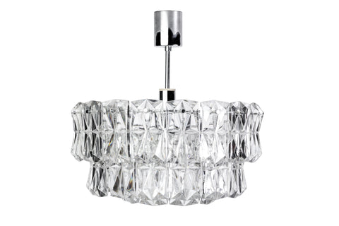 Gorgeous Mid-Century Modernist three (3) Tier Chandelier By Kinkeldey - Art Deco Antiques
 - 1