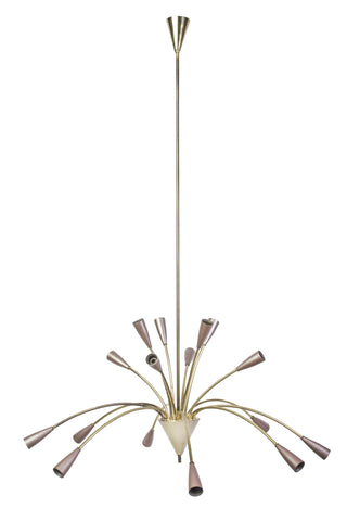 Spectacular 1950's 16-arm Sputnik Spider Chandelier - Art Deco Antiques
 - 1