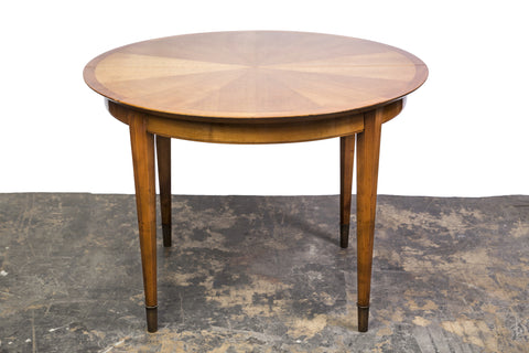 French Art Deco Sycamore Sunburst Dining Table by Dominique. - Art Deco Antiques
 - 1