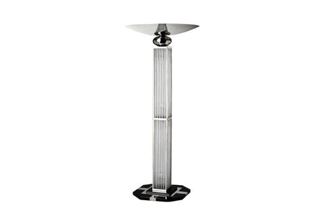 Elegant Streamlined Art Deco Design Torchiere - Art Deco Antiques
