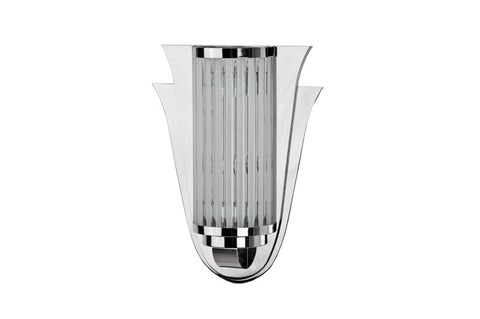 Captivating Streamlined Art Deco Wall Sconce - Art Deco Antiques
