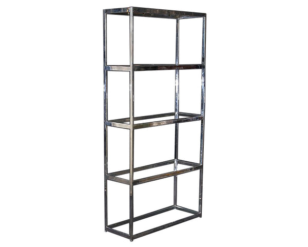 Mid-Century Modernist Chrome Etagere - Art Deco Antiques
 - 1