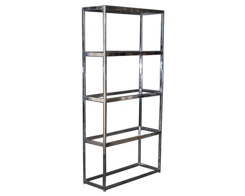 Mid-Century Modernist Chrome Etagere - Art Deco Antiques
 - 1