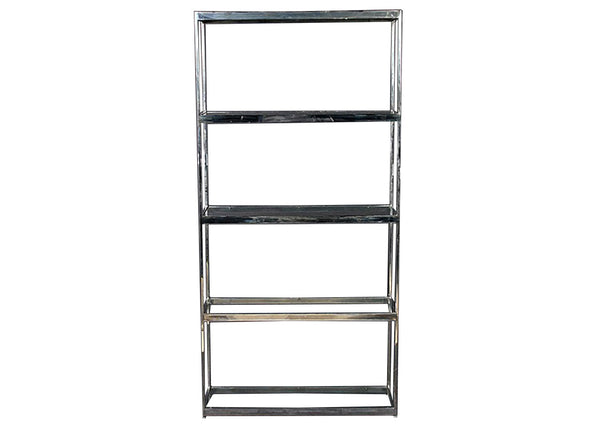 Mid-Century Modernist Chrome Etagere - Art Deco Antiques
 - 2