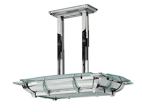 Luxe Art Deco Chandelier - Art Deco Antiques
